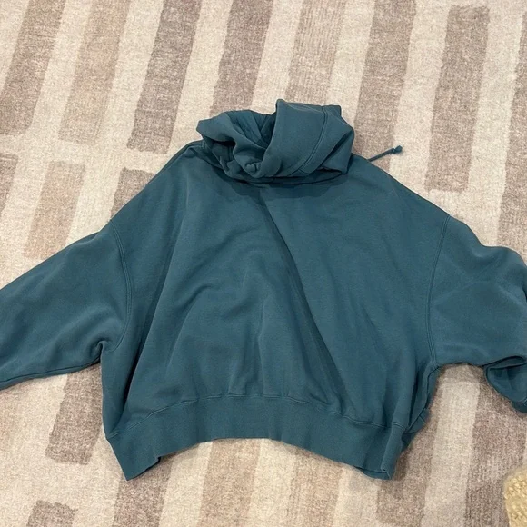 Nike Women's Teal Hoodie Sweater - Picture 3 of 3